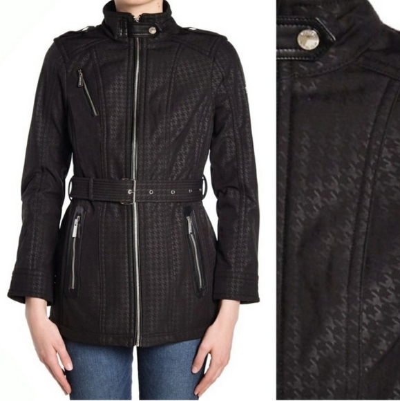 💼Michael Kors Black Houndstooth Jacket
